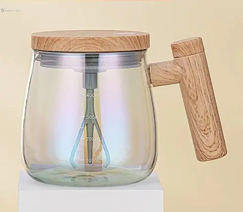 400ML Self Stirring Coffee Mug Electric Mixing Glass Coffee CupHigh Speed Fast Automatic Coffee Cup For Gyms Dining Room Kitchen Gadgets SuperCom