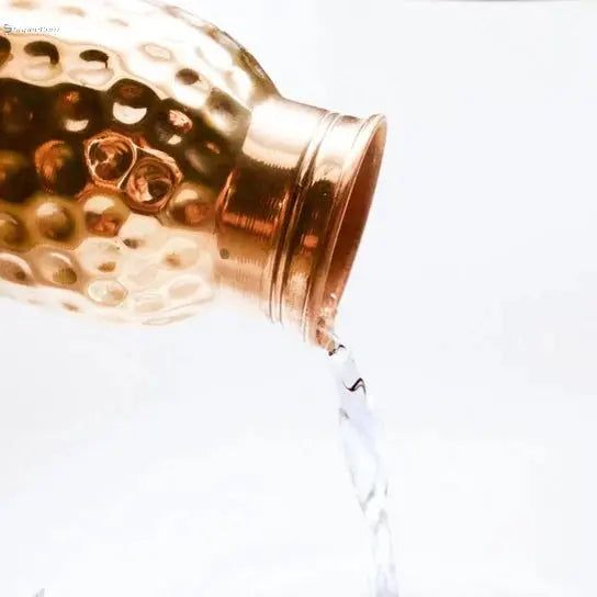Copper Veda™ – 100% Pure Ayurvedic Copper Bottle (32 Oz) | Handmade Wellness Drinkware - The Copper Veda Co.