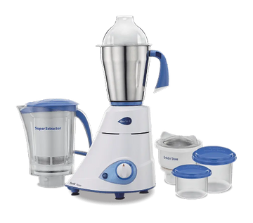 Preethi Blue Leaf Platinum Mixer Grinder 110V with 5 Jars (Only for US & Canada)