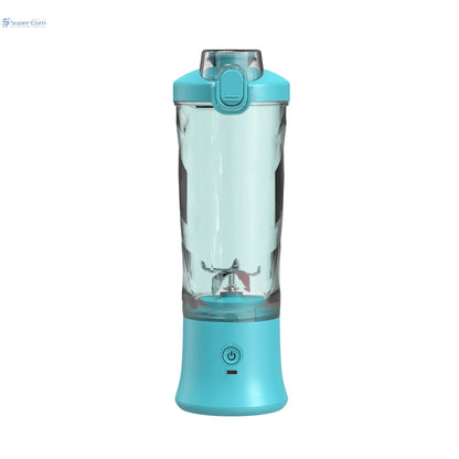 600ml Portable USB Rechargeable Blender – High Power 6-Blade Smoothie Maker SuperCom Online Services