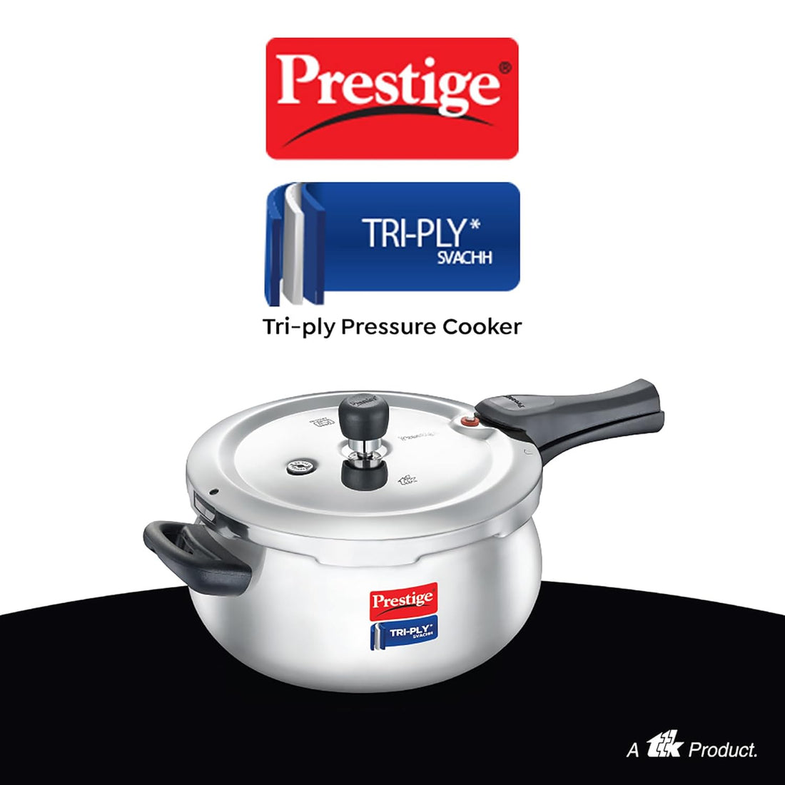 Prestige Svachh 5L Metallic Pressure Cooker – Anti-Spillage, Durable, 5-Year Warranty