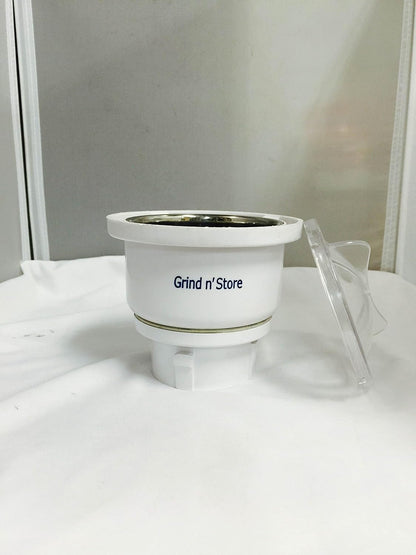 Preethi 0.4-Liter Grind n’ Store Blue Leaf Chutney Jar