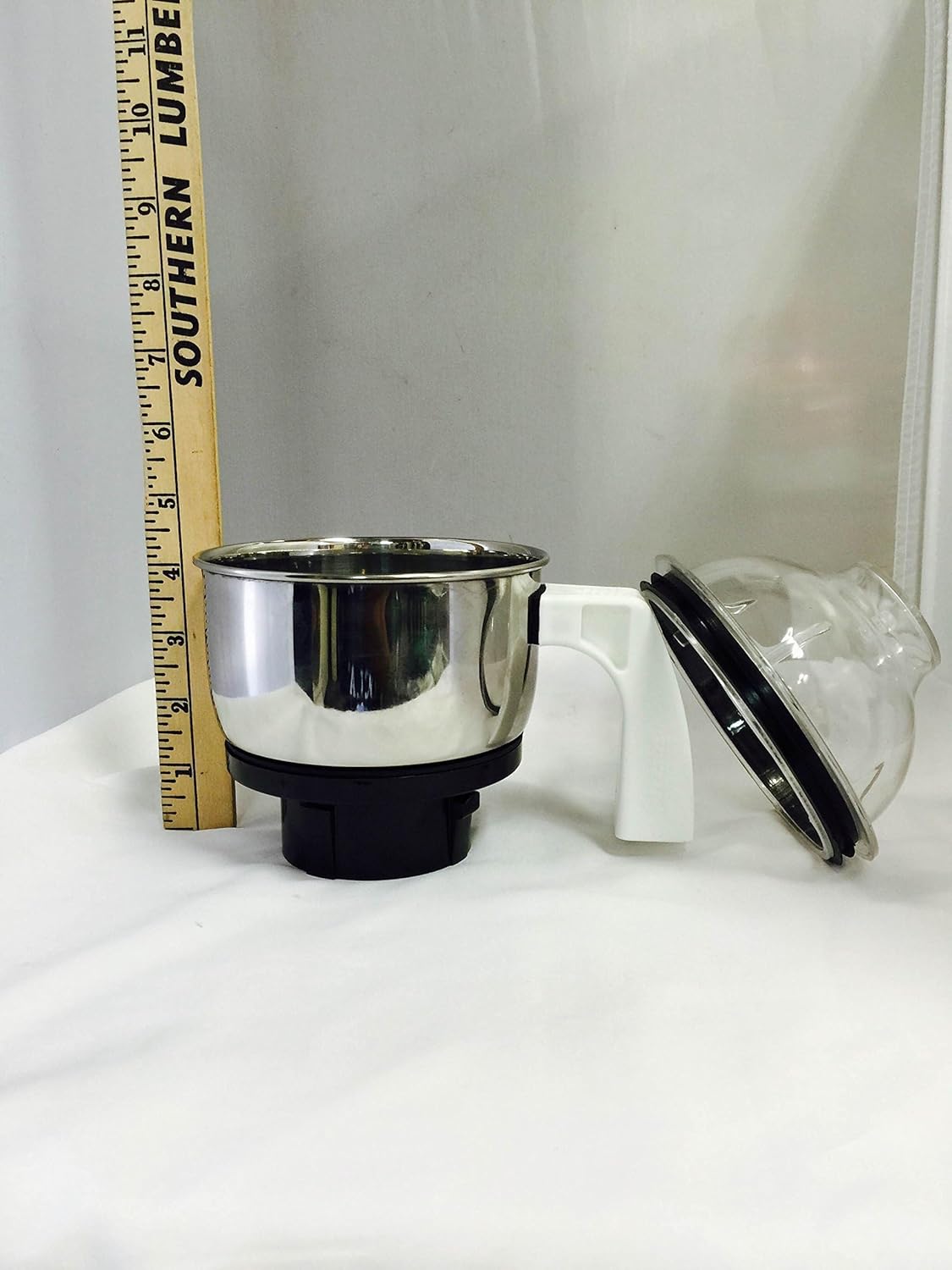 Preethi MGA-504 0.5L Stainless Steel Genie Jar | Eco Twin | Eco Plus & Blue Leaf