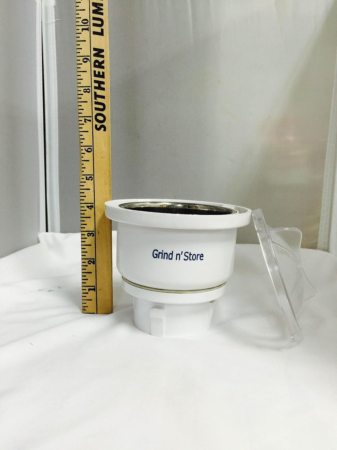 Preethi 0.4-Liter Grind n’ Store Blue Leaf Chutney Jar