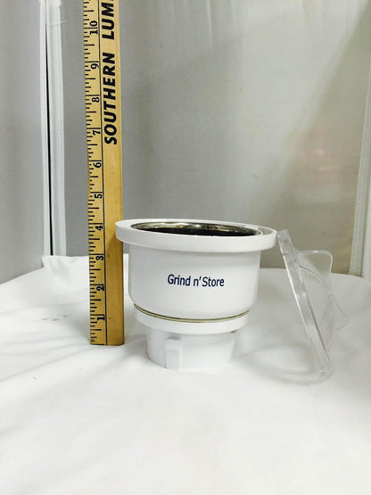 Preethi 0.4-Liter Grind n’ Store Blue Leaf Chutney Jar