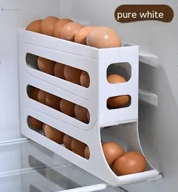 Automatic Egg Storage Box – 4-Layer Refrigerator Egg Organizer SuperCom Online Services