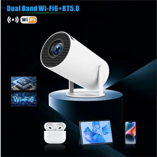 HY300 Pro Projector Home Theater Entertainment Portable Small Projector SuperCom