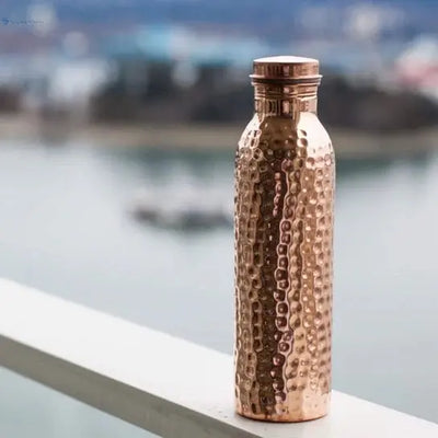 Copper Veda™ – 100% Pure Ayurvedic Copper Bottle (32 Oz) | Handmade Wellness Drinkware - The Copper Veda Co.