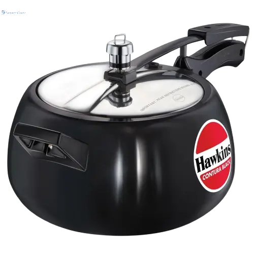 Hawkins Contura CB50 Hard Anodized 5-Litre Pressure Cooker Hawkins