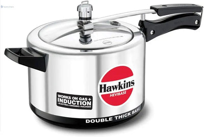 Hawkins IH50 5-Litre Hevibase Induction Pressure Cooker (Inner-Lid) USA & Canada