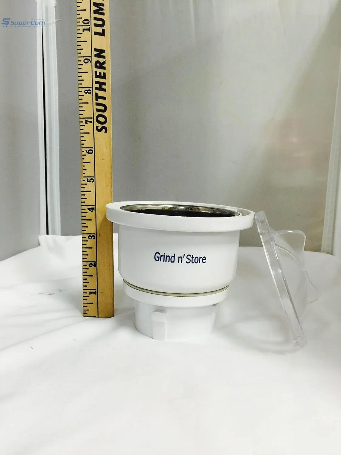 Preethi 0.4-Liter Grind n’ Store Blue Leaf Chutney Jar Preethi