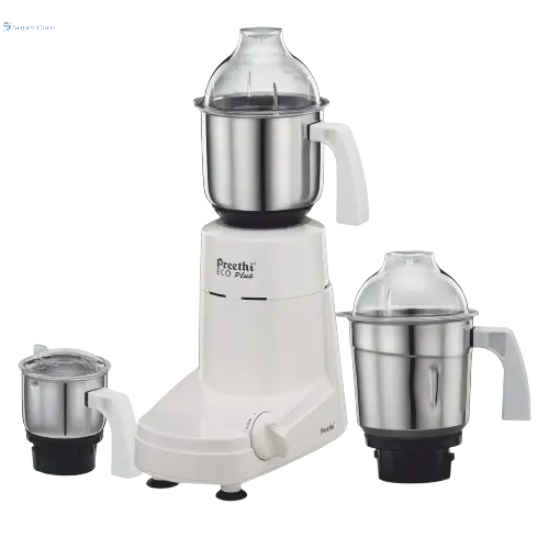 Preethi Eco Plus Mixer Grinder 110V – USA & Canada Compatible Preethi