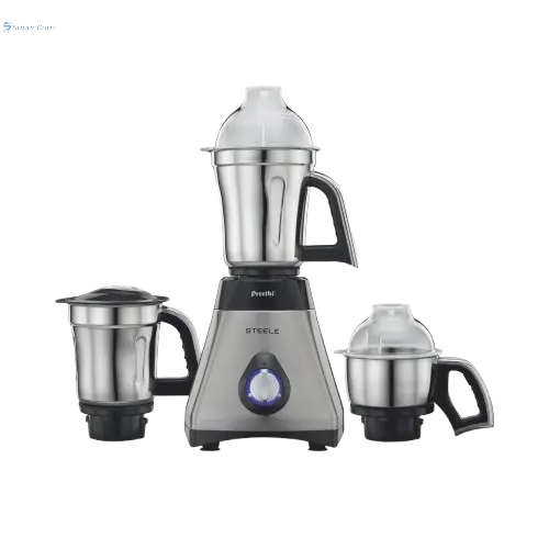 Preethi Steele Mixer Grinder – 550W -  110V for USA & Canada Preethi