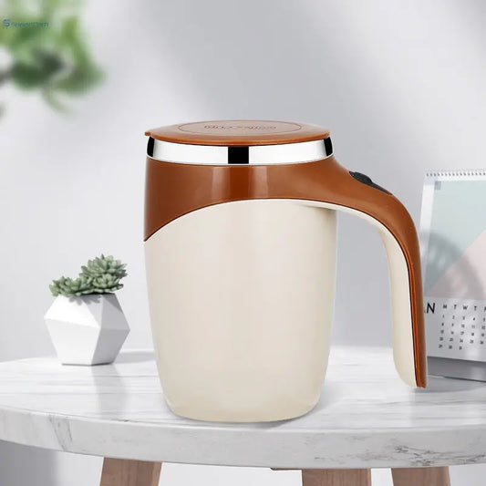 Rechargeable Model Automatic Stirring Cup Coffee Cup High Value Electric Stirring Cup Lazy Milkshake Rotating Magnetic Water Cup SuperCom