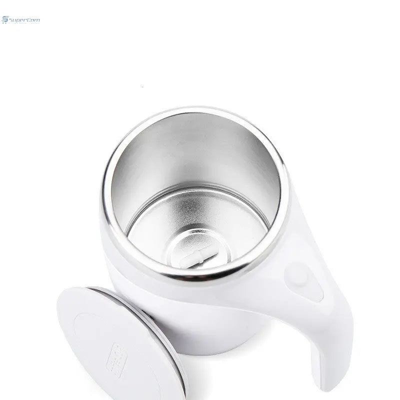 Rechargeable Model Automatic Stirring Cup Coffee Cup High Value Electric Stirring Cup Lazy Milkshake Rotating Magnetic Water Cup SuperCom