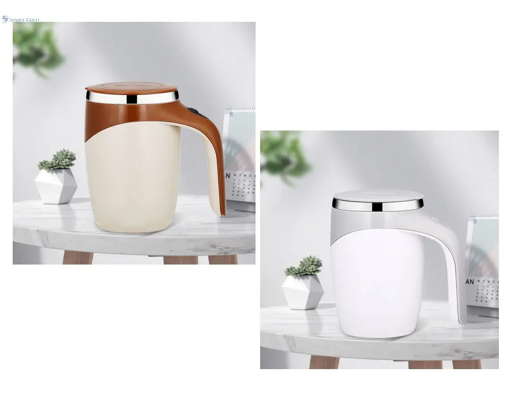 Rechargeable Model Automatic Stirring Cup Coffee Cup High Value Electric Stirring Cup Lazy Milkshake Rotating Magnetic Water Cup SuperCom