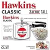 Hawkins CL40 Classic Aluminum Pressure Cooker 4 Liter – Inner Lid, Gas Compatible