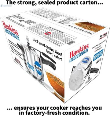 Hawkins HSS50 5-Litre Stainless Steel Pressure Cooker