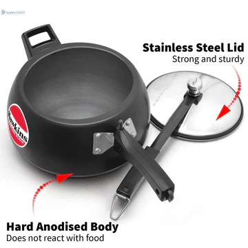 Hawkins Contura CB50 Hard Anodized 5-Litre Pressure Cooker